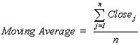 Detrended Price Oscillator formula